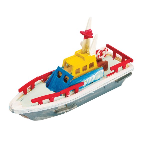 Robotime: Lifeboat Painted Construction Kit