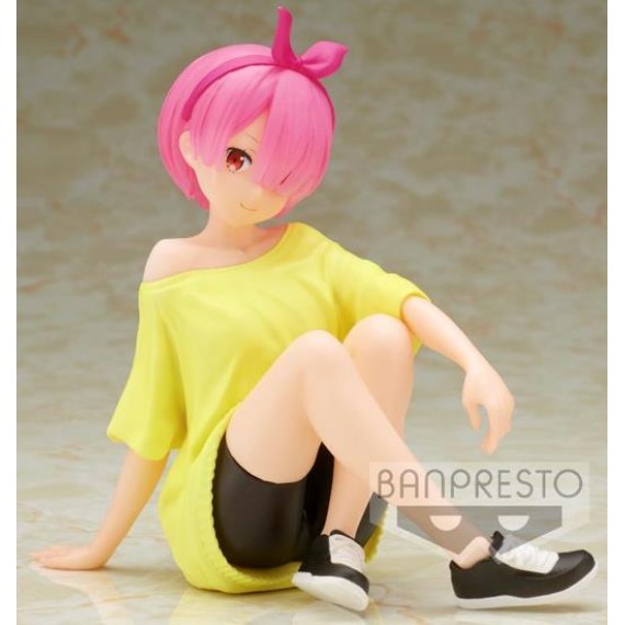 Banpresto: Relax Time - Re -Zero Starting Life In Another World - Ram Training Style Version Statue (14cm) (18590)