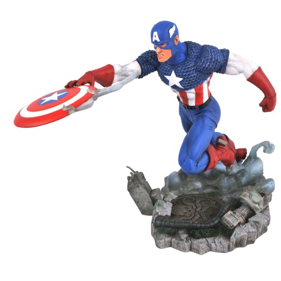 Diamond: Marvel Gallery - Vs. Captain America PVC Statue (25cm) (Jan211967)