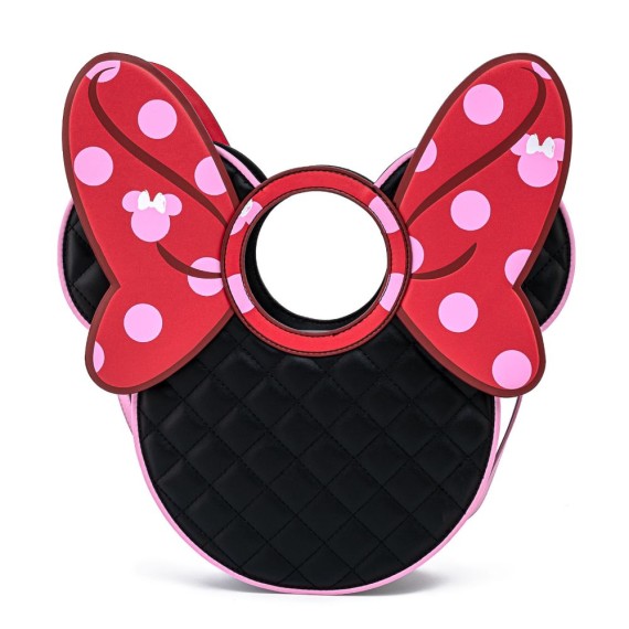 Loungefly: Disney - Minnie Mouse Quilted Bow Head Τσάντα Ώμου