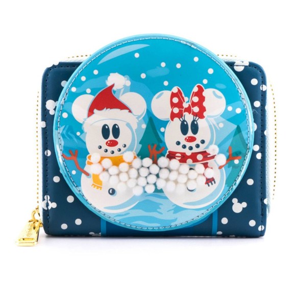 Loungefly: Disney Snowman Mickey Minnie Snow Globe Πορτοφόλι