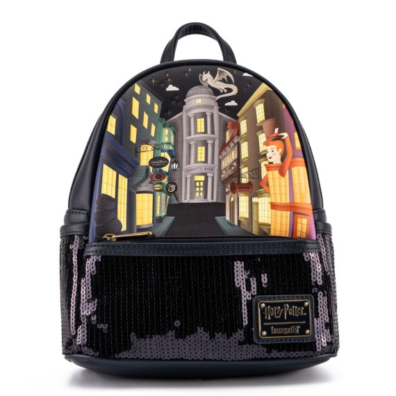 Loungefly: Harry Potter Diagon Alley Sequin Mini Σακίδιο πλάτης