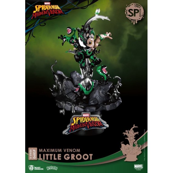 Marvel Comics D-Stage PVC Diorama Maximum Venom Little Groot Special Edition 16 cm