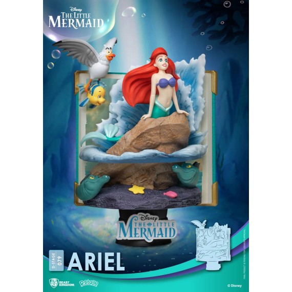 Disney Story Book Series D-Stage PVC Diorama Ariel New Version 15 cm