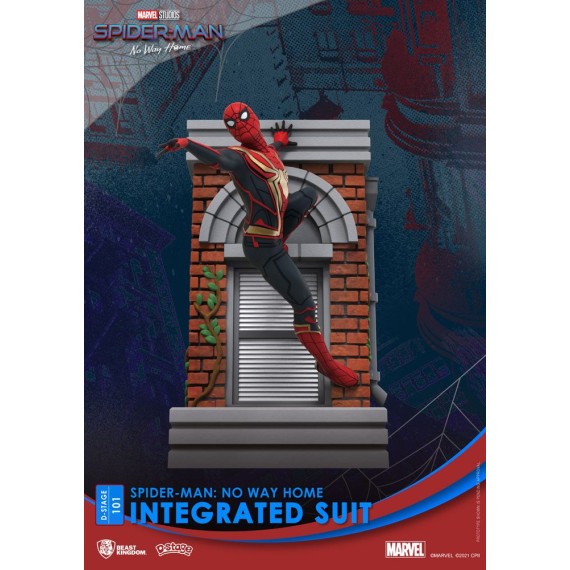 Spider-Man: No Way Home D-Stage PVC Diorama Spider-Man Integrated Suit (σε κλειστό κουτί) Version 16 cm