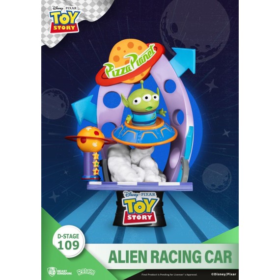 Toy Story D-Stage PVC Diorama Alien Racing Car (σε κλειστό κουτί) Version 15 cm