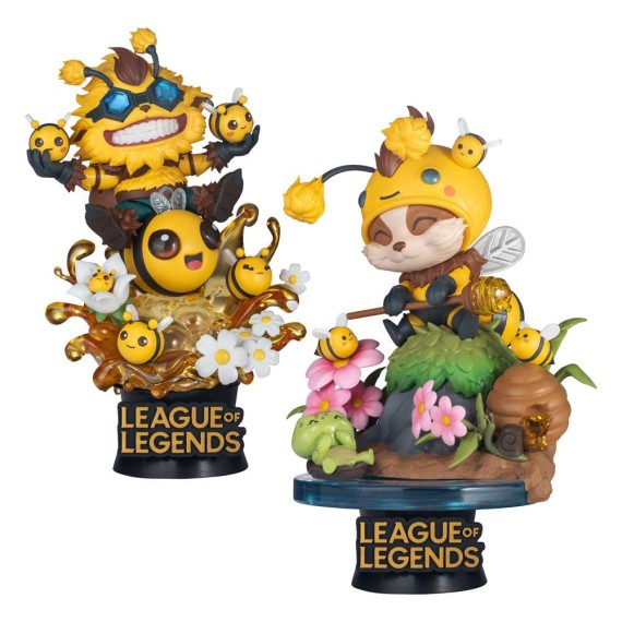 League of Legends D-Stage PVC Dioramas Set Beemo & BZZZiggs 15 cm
