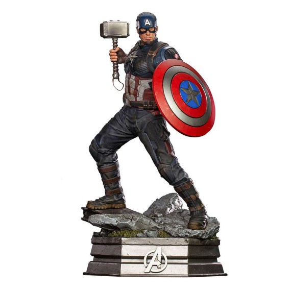 Iron Studios: Avengers Infinity Saga Legacy Replica Statue 1/4 Captain America 56 cm