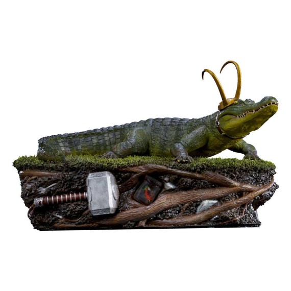 Iron Studios: Loki Art Scale Statue 1/10 Alligator 15 cm