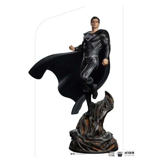 Iron Studios: Zack Snyder's Justice League Art Scale Statue 1/4 Superman Black Suit 69 cm