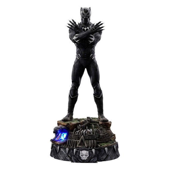 Iron Studios: The Infinity Saga Art Scale Statue 1/10 Black Panther Deluxe 25 cm