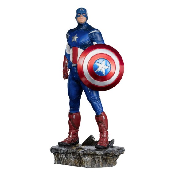 Iron Studios: The Infinity Saga BDS Art Scale Statue 1/10 Captain America Battle of NY 23 cm