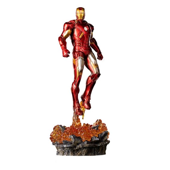 Iron Studios: The Infinity Saga BDS Art Scale Statue 1/10 Iron Man Battle of NY 28 cm