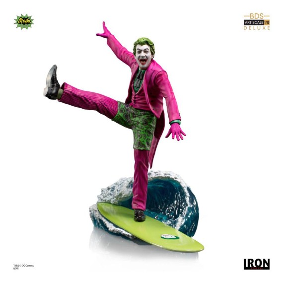 Iron Studios: Batman 1966 BDS Art Scale Statue 1/10 The Joker 23 cm