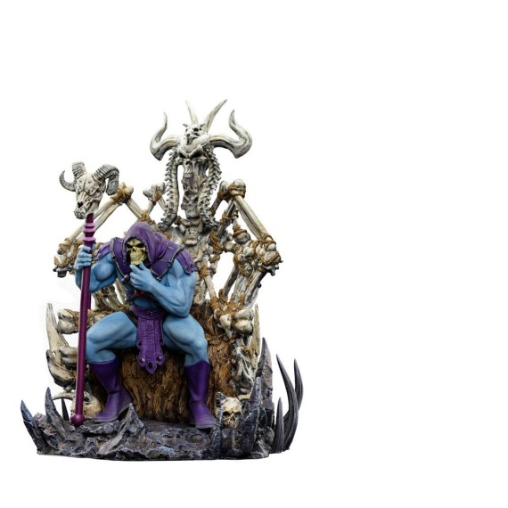 Iron Studios: Masters of the Universe Art Scale Deluxe Statue 1/10 Skeletor on Throne Deluxe 29 cm