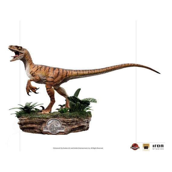 Iron Studios: Jurassic World The Lost World Deluxe Art Scale Statue 1/10 Velociraptor 18 cm