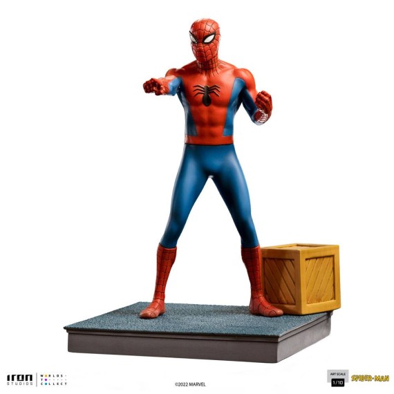 Iron Studios: Marvel Comics Art Scale Statue 1/10 Spider-Man (1967 Animated TV Series) 21 cm