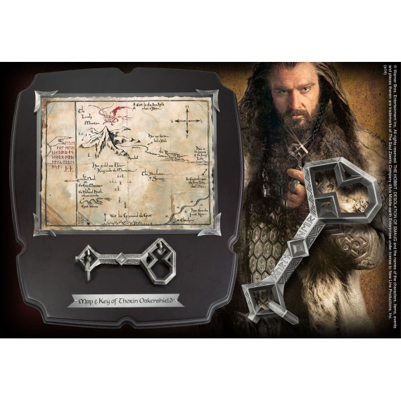 The Hobbit Replica 1/1 Thorin´s Oakenshield´s Map & Key Deluxe