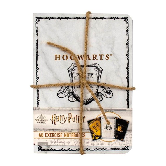 Harry Potter: Σετ με 3 A6 Σημειωματάρια - Hogwarts Shield