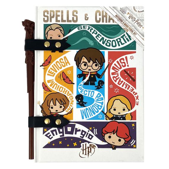 Harry Potter: Σετ Σημειωματάριο με Στυλό Μαγικό Ραβδί - Kawaii