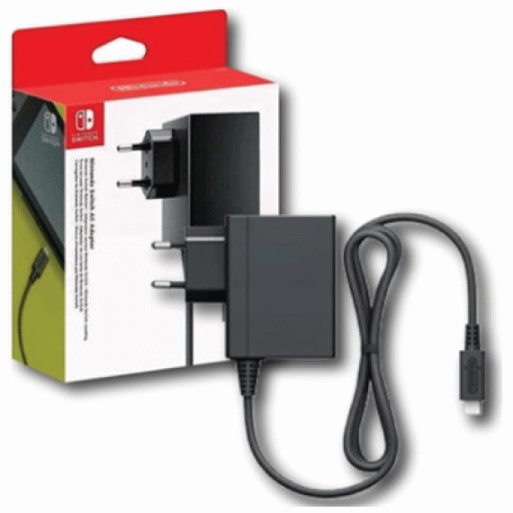 Nintendo Switch AC Adapter Τροφοδοσία για Switch Μαύρο