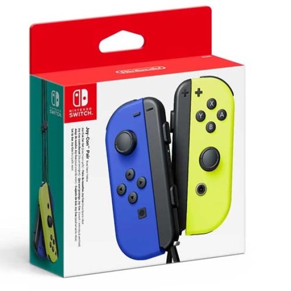 Nintendo Joy-Con Set Ασύρματο Gamepad για Switch Blue/Neon Yellow
