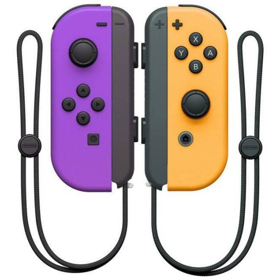 Nintendo Joy-Con Set Ασύρματο Gamepad για Switch Purple/Neon Orange
