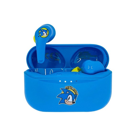OTL SEGA Sonic the Hedgehog In-ear Bluetooth Handsfree Ακουστικά με Θήκη Φόρτισης Μπλε