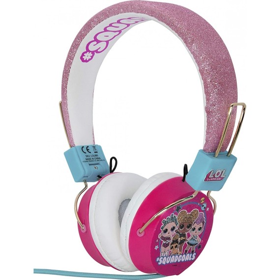 OTL L.O.L. Surprise Squadgoals Teen Ενσύρματα On Ear Παιδικά Ακουστικά Ροζ