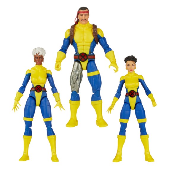 X-Men 60th Anniversary Marvel Legends Action Figures 3er-Pack Storm, Marvel's Forge, Jubilee 15 cm