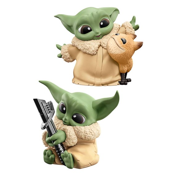 Star Wars Bounty Collection Figure 2er-Pack Grogu Loth-Cat Cuddles & Darksaber Discovery 6 cm