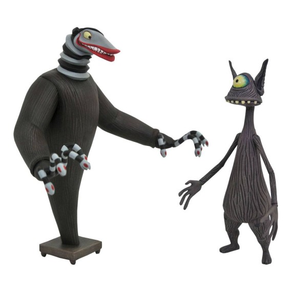 Nightmare before Christmas Action Figures 2er-Pack Creature unThe the Stairs & Cyclops 18 cm