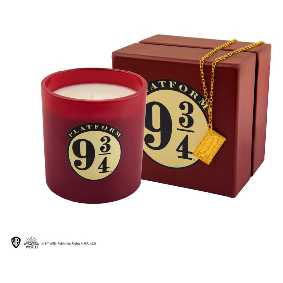Harry Potter Candle with Necklace Platfrom 9 and 3/4