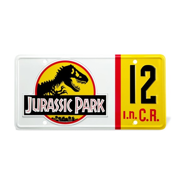 Jurassic Park Replica 1/1 Dennis Nedry Licence Plate
