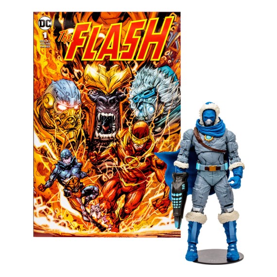 DC Direct Page Punchers Action Figure & Comic Captain Cold (The Flash Comic) 18 cm