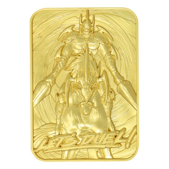 Yu-Gi-Oh! Replica Card Gaia the Fierce Knight (gold-plated)
