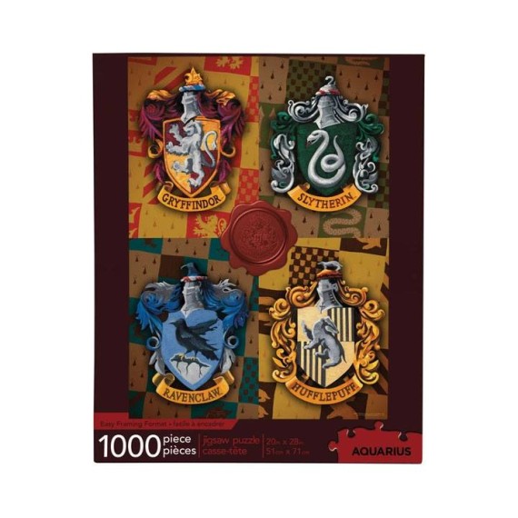 Harry Potter Puzzle Crests (1000 Pieces)