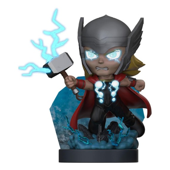 Marvel Superama Mini-Diorama Thor God Mode (Black Light) Exclusive 10 cm