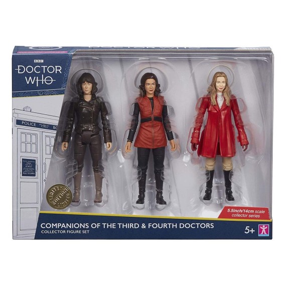 Doctor Who Action Figures 3er-Pack Companions of the Third & Fourth Doctors 14 cm