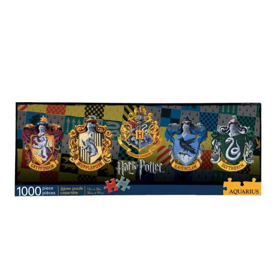 Harry Potter Slim Puzzle Crests (1000 Pieces)