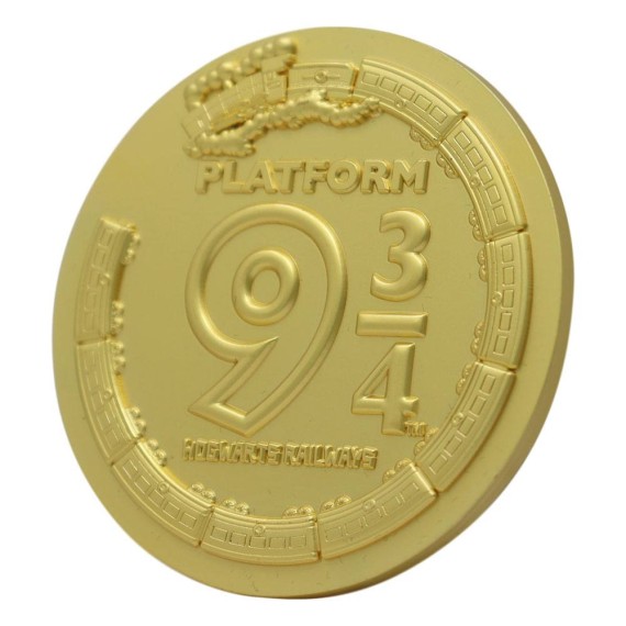 Harry Potter Medal Platform 9 3/4 Limited Edition (gold-plated)
