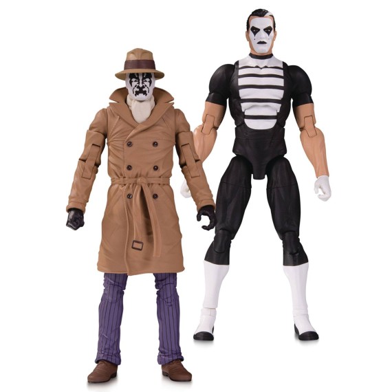 Doomsday Clock Action Figures Double Pack Rorschach & Mime 18 cm