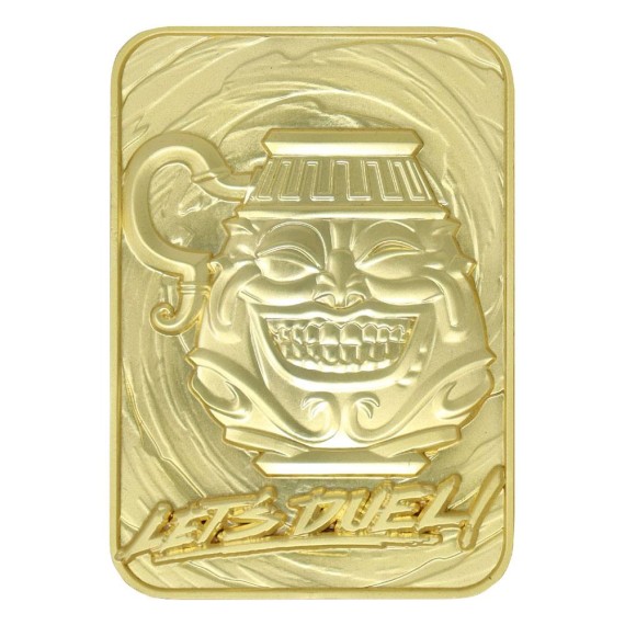 Yu-Gi-Oh! Replica Card Pot of Greed (gold-plated)