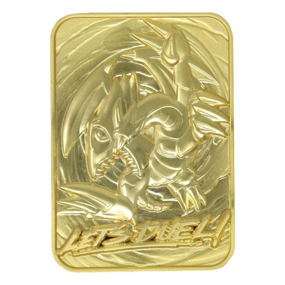 Yu-Gi-Oh! Replica Card Blue Eyes Toon Dragon (gold-plated)