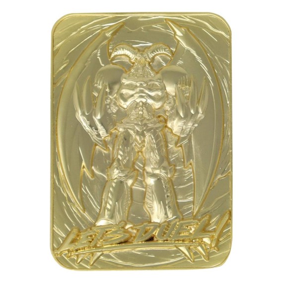 Yu-Gi-Oh! Replica Card Summoned Skull (gold-plated)