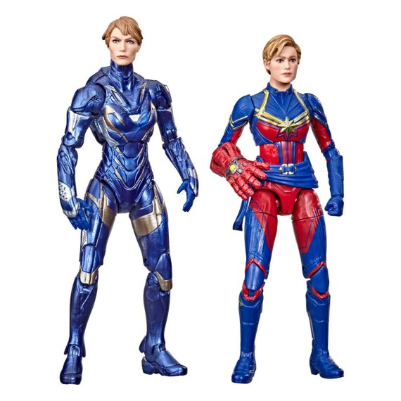 Avengers: Endgame Marvel Legends Action Figures 2021 Captain Marvel & Rescue Armor 15 cm