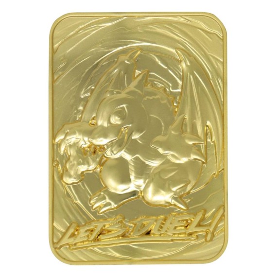 Yu-Gi-Oh! Replica Card Baby Dragon (gold-plated)