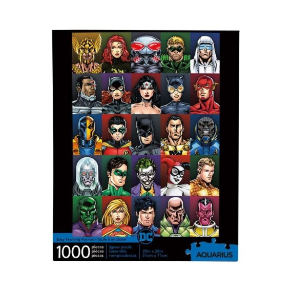 DC Comics Puzzle Faces (1000 Pieces)
