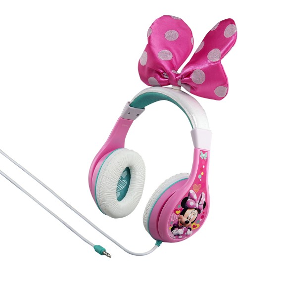 eKids: Minnie Mouse - Ενσύρματα Ακουστικά με ασφαλή μέγιστη ένταση ήχου για παιδιά και εφήβους