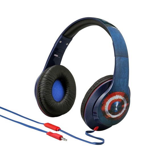 eKids: Captain America - Civil War Ενσύρματα Ακουστικά με ασφαλή μέγιστη ένταση ήχου για παιδιά και εφήβους